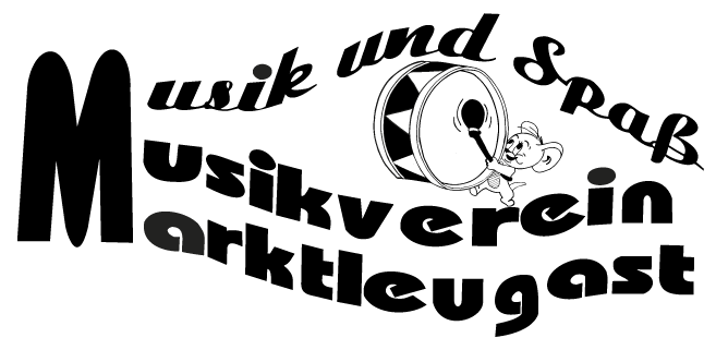 Logo des Musikverein Marktleugast mit dem Claim Musik und Spaß