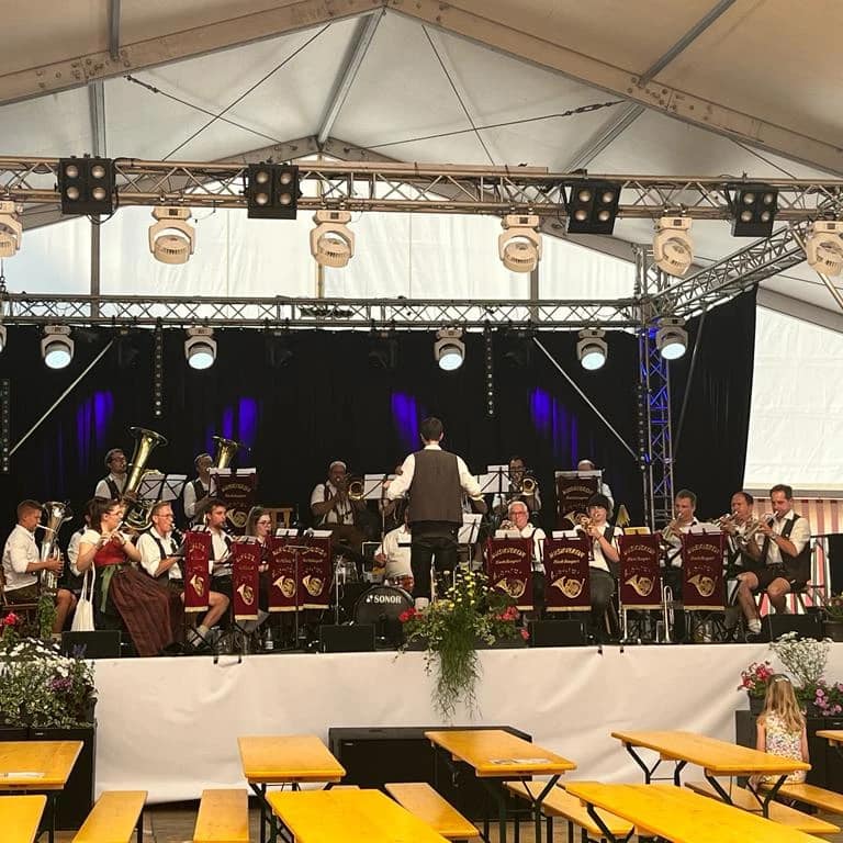 Auftritt beim Münchberger Wiesenfest im Jahr 2023